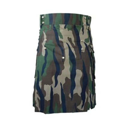 Boys' Camo Utility Kilt with Pockets